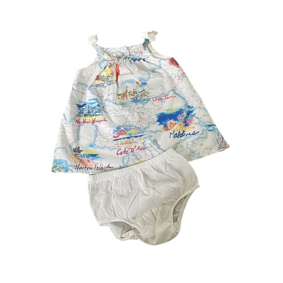 Gap Vacation Destinations Dress Set Size 0-3M - Picture 1 of 6